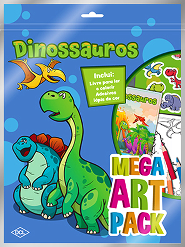 Dinossauros - Colorindo com Lápis de Cor