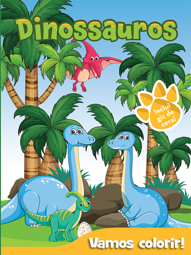 Vamos colorir - Dinossauro - 9786555304138 - Livros na  Brasil