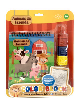 COLOR BLOCK - ANIMAIS DA FAZENDA
