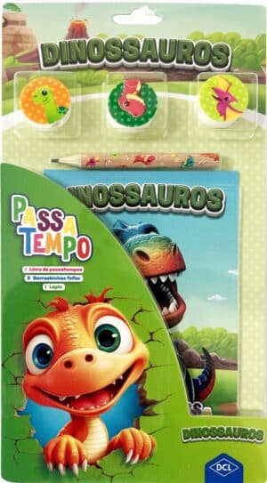LIVRO DE PASSATEMPO - DINOSSAUROS